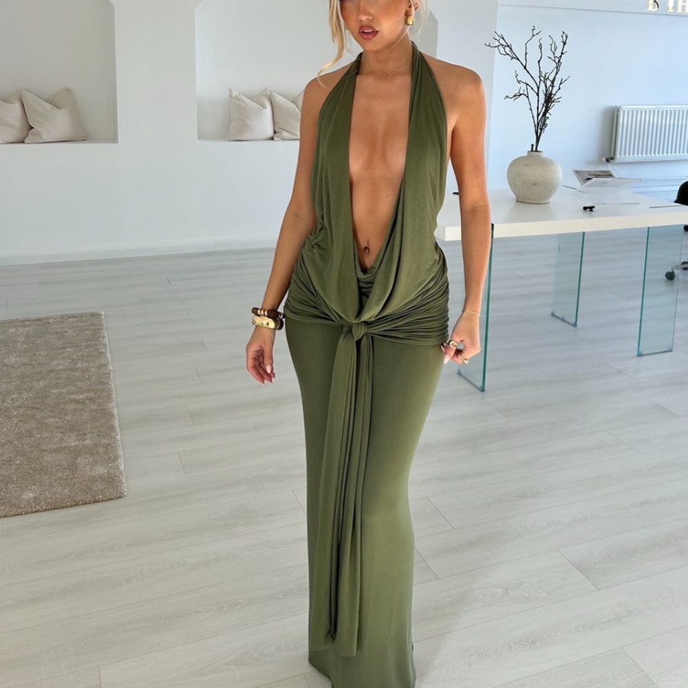 Bthelabel olive green dress